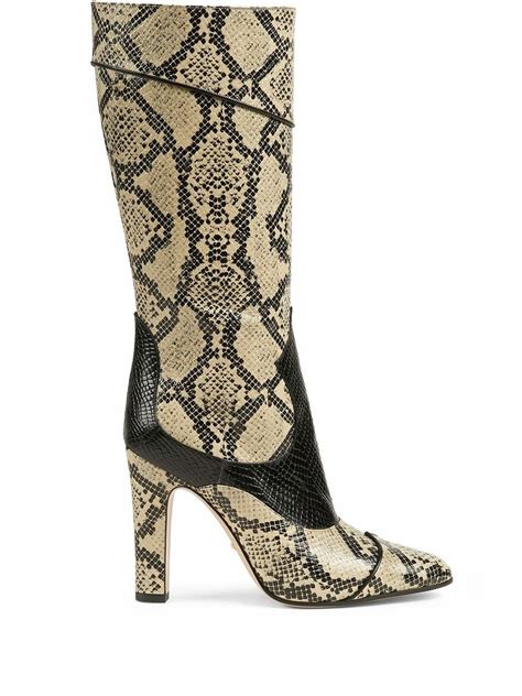 gucci snake print boots|gucci snake boots for women.